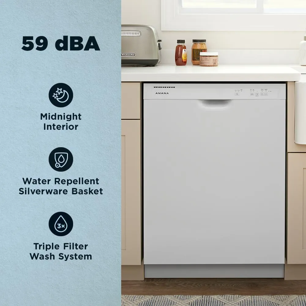 Amana ADFS2524RW Amana Dishwasher With Midnight Interior