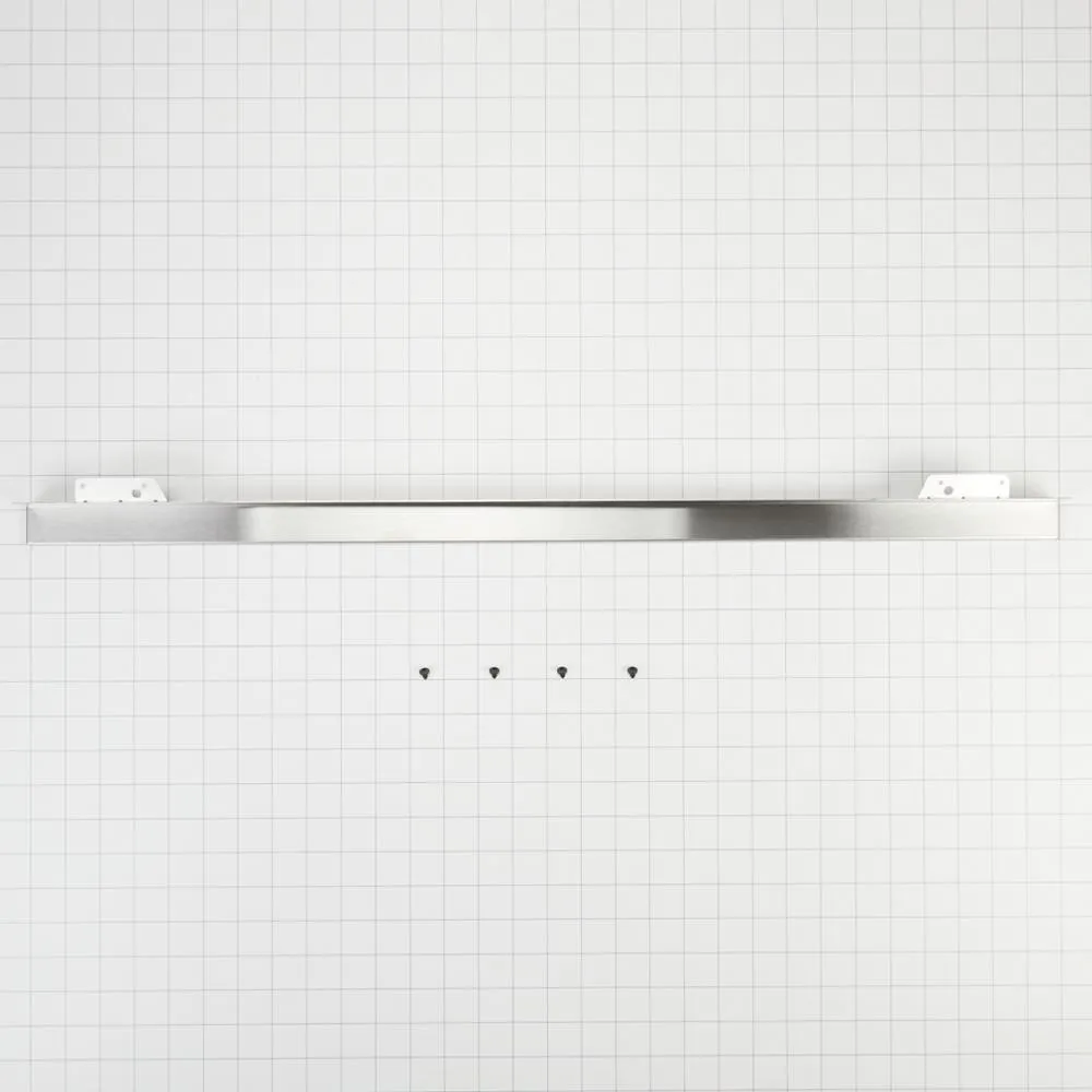 Amana W10727416 30 Warming Drawer Heat Deflector. Black/Stainless Steel