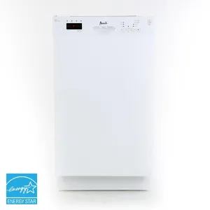 Avanti DWF18V0W 18 Built In Dishwasher
