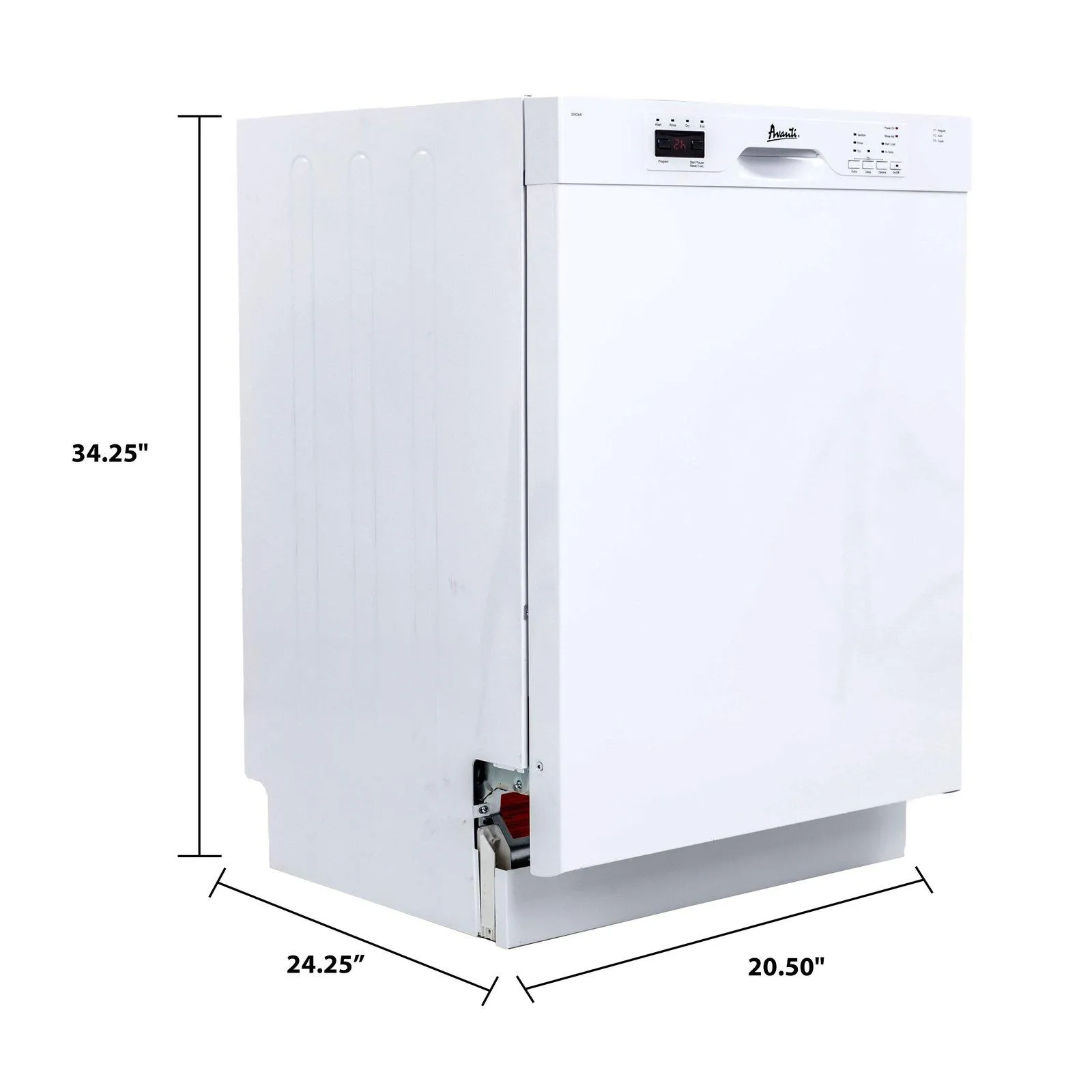 Avanti DWF24V0W 24 Built In Dishwasher