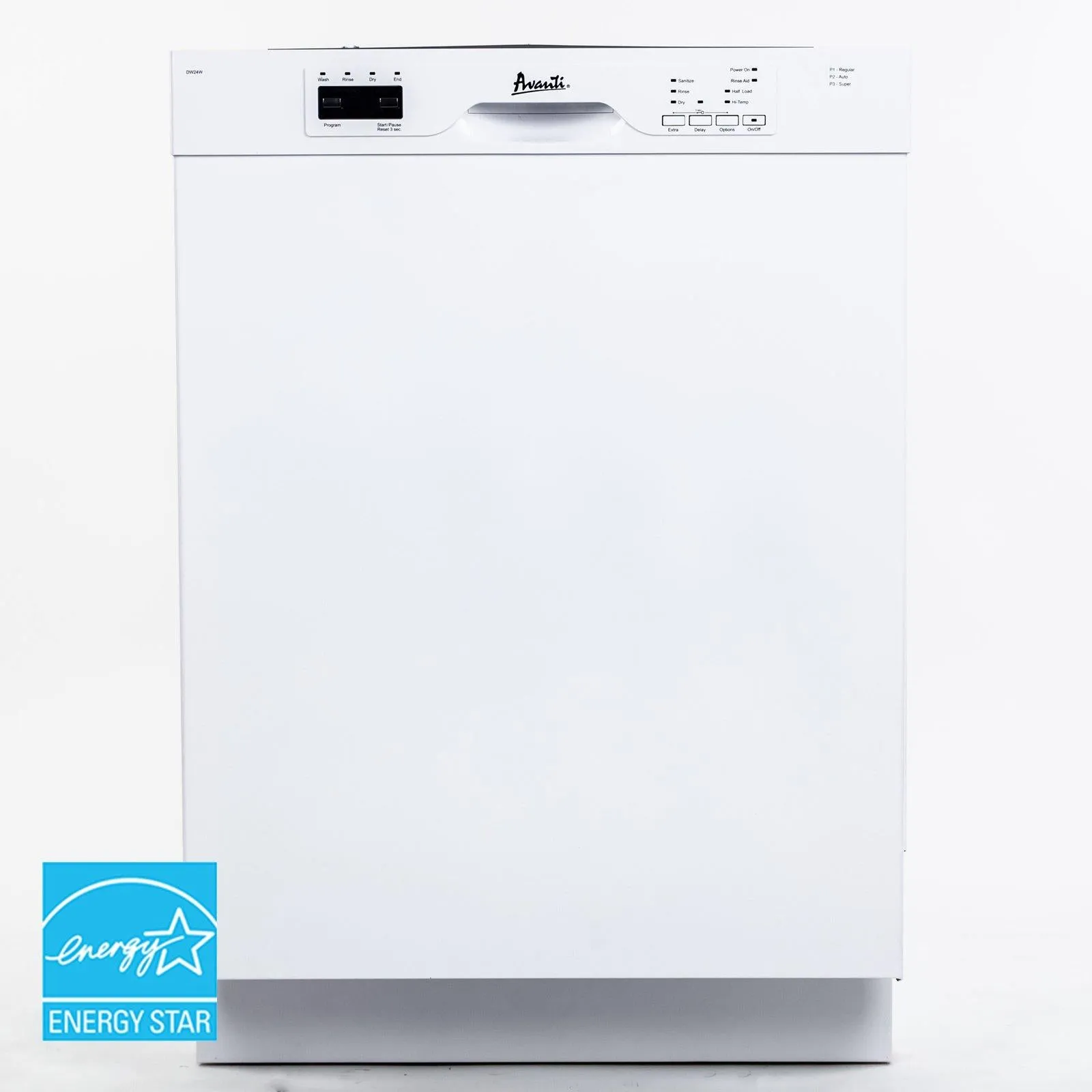 Avanti DWF24V0W 24 Built In Dishwasher