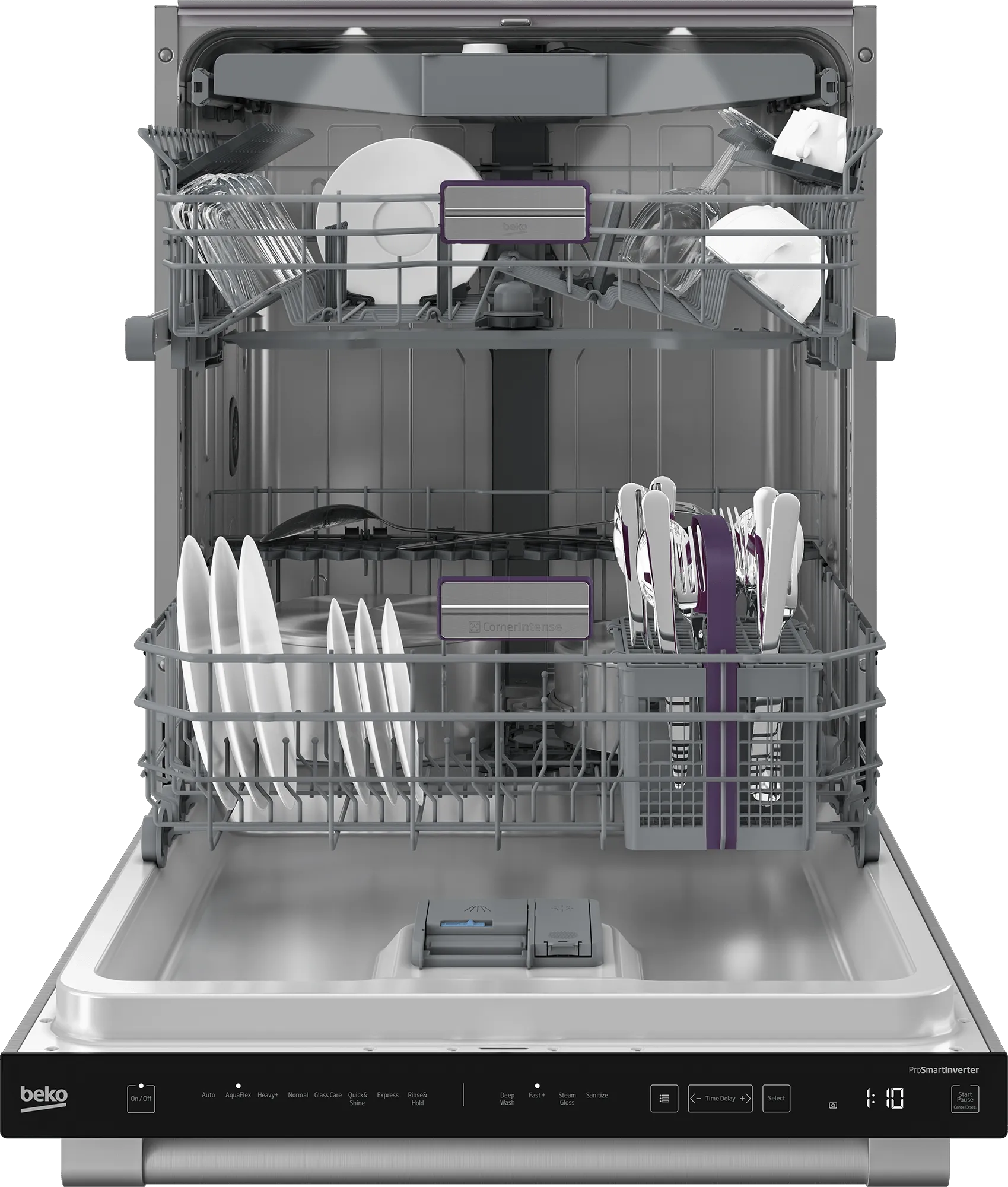 Beko DDT38532XHW Tall Tub Dishwasher With (16 Place Settings. 45.0