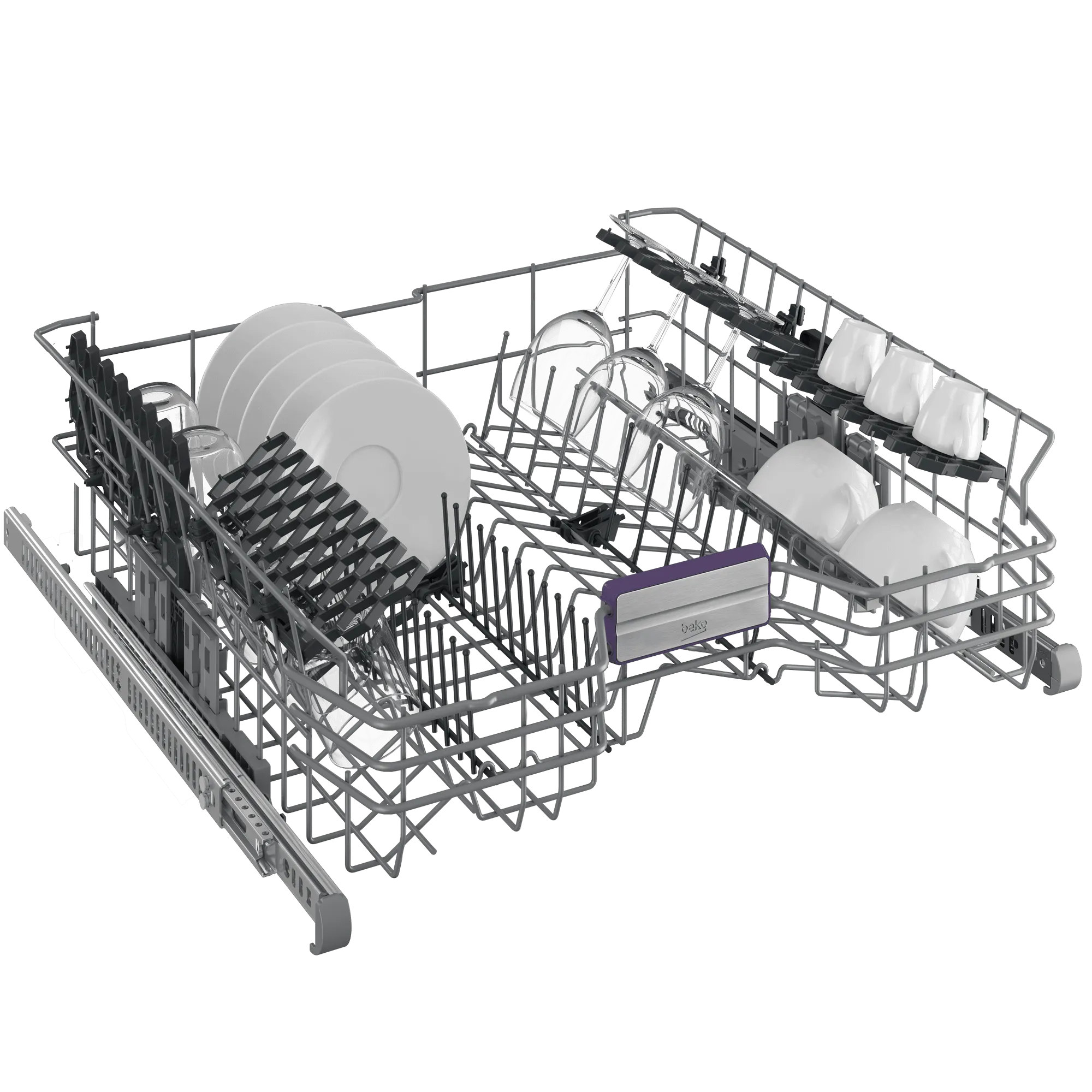 Beko DDT38532XHW Tall Tub Dishwasher With (16 Place Settings. 45.0