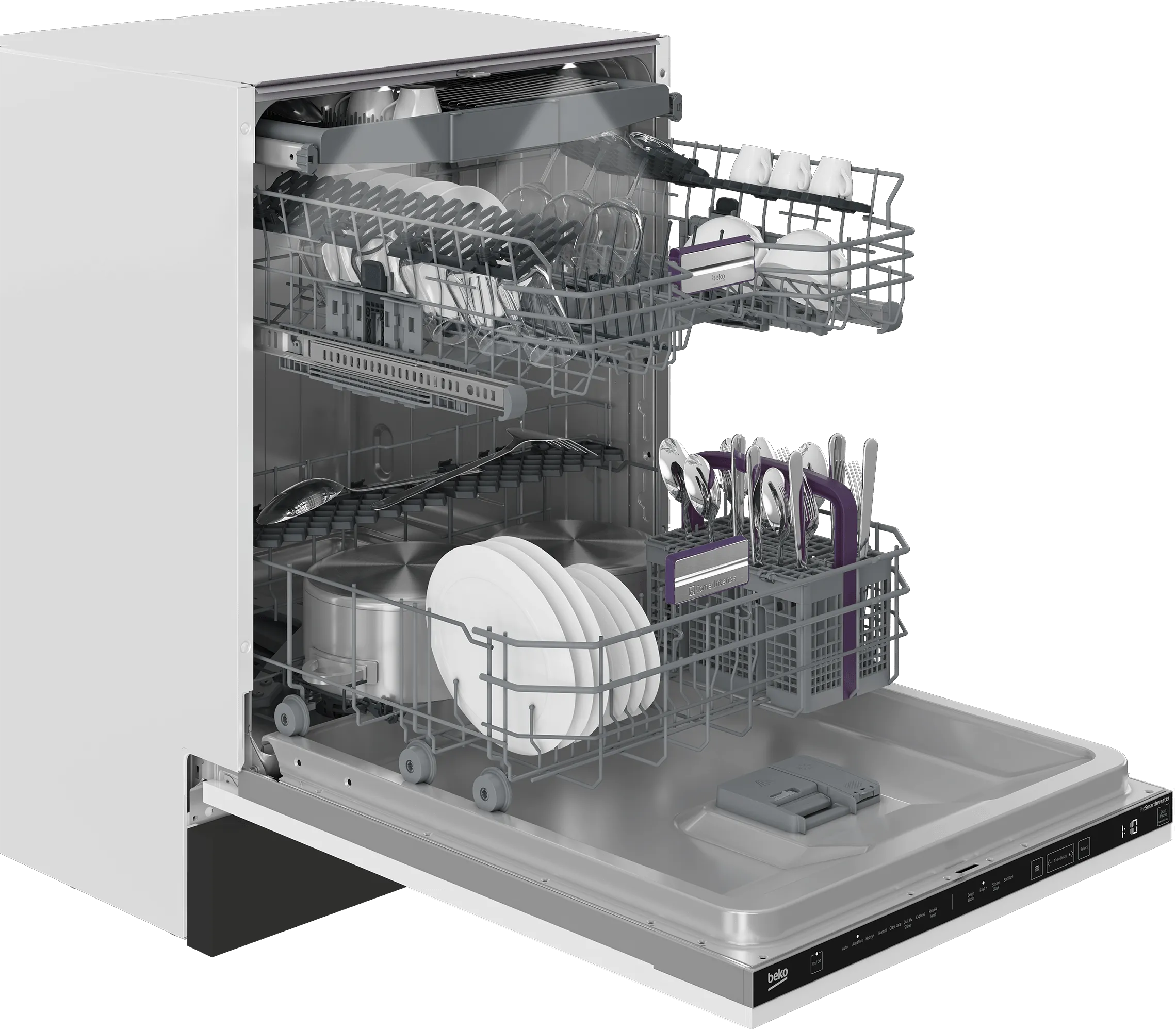 Beko DIT38532 Tall Tub Dishwasher With (16 Place Settings. 45.0