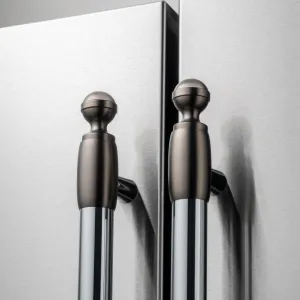 Bertazzoni DS2HERTSB Heritage Decor Set 2 - Matte Satin Black Finish