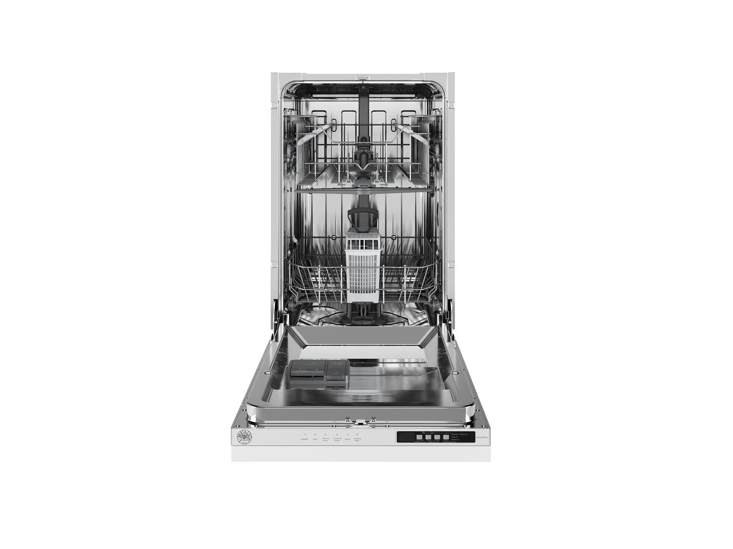 Bertazzoni DW18S2IPV 18 Inch Dishwasher Standard Tub Panel Ready. 8 Place Settings. 51 Db. 6 Wash Cycles Panel Ready
