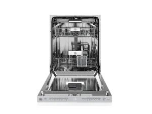 Bertazzoni DW24T3IPT 24 Inch Dishwasher Tall Tub Panel Ready. 16 Place Settings. 39 Db. 8 Wash Cycles Panel Ready