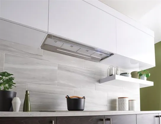 Best Range Hoods CC45I90SB Cc45 Built-In 34-Inch Brushed Stainless Steel Chimney Hood With 650 Max Cfm Internal Blower