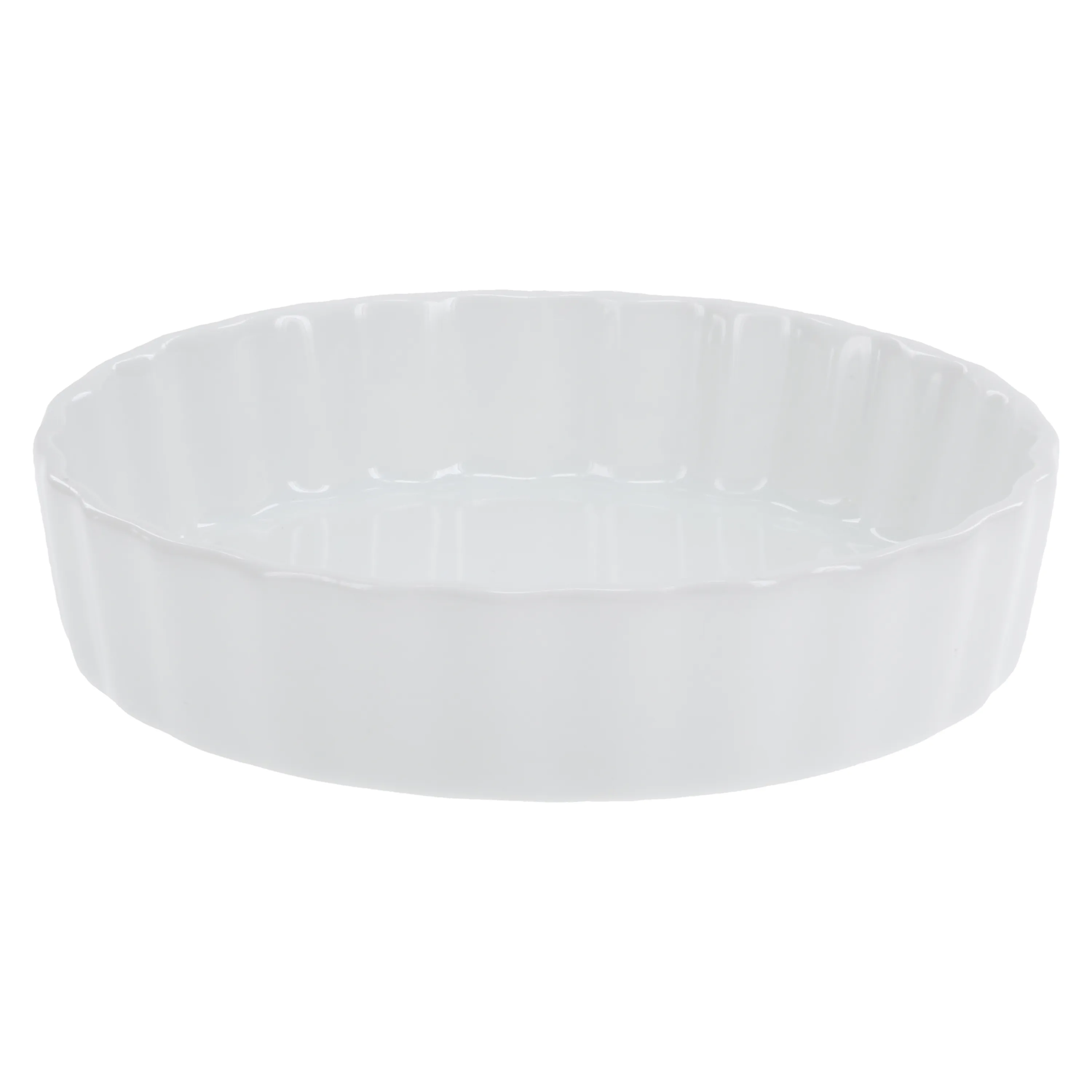 BIA Quiche & Crme Brle - 5 Round - White