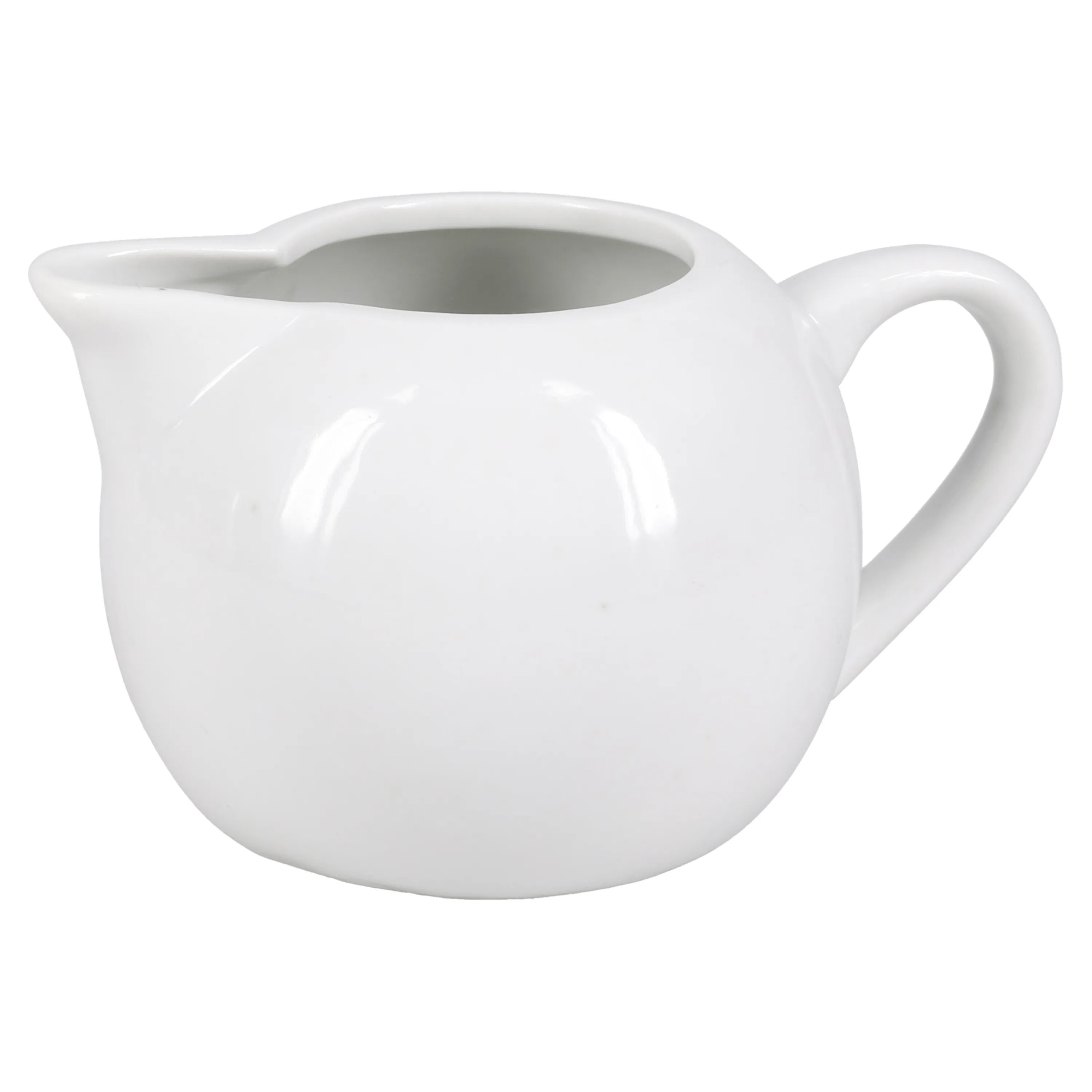 BIA White Porcelain Creamer - 8oz.