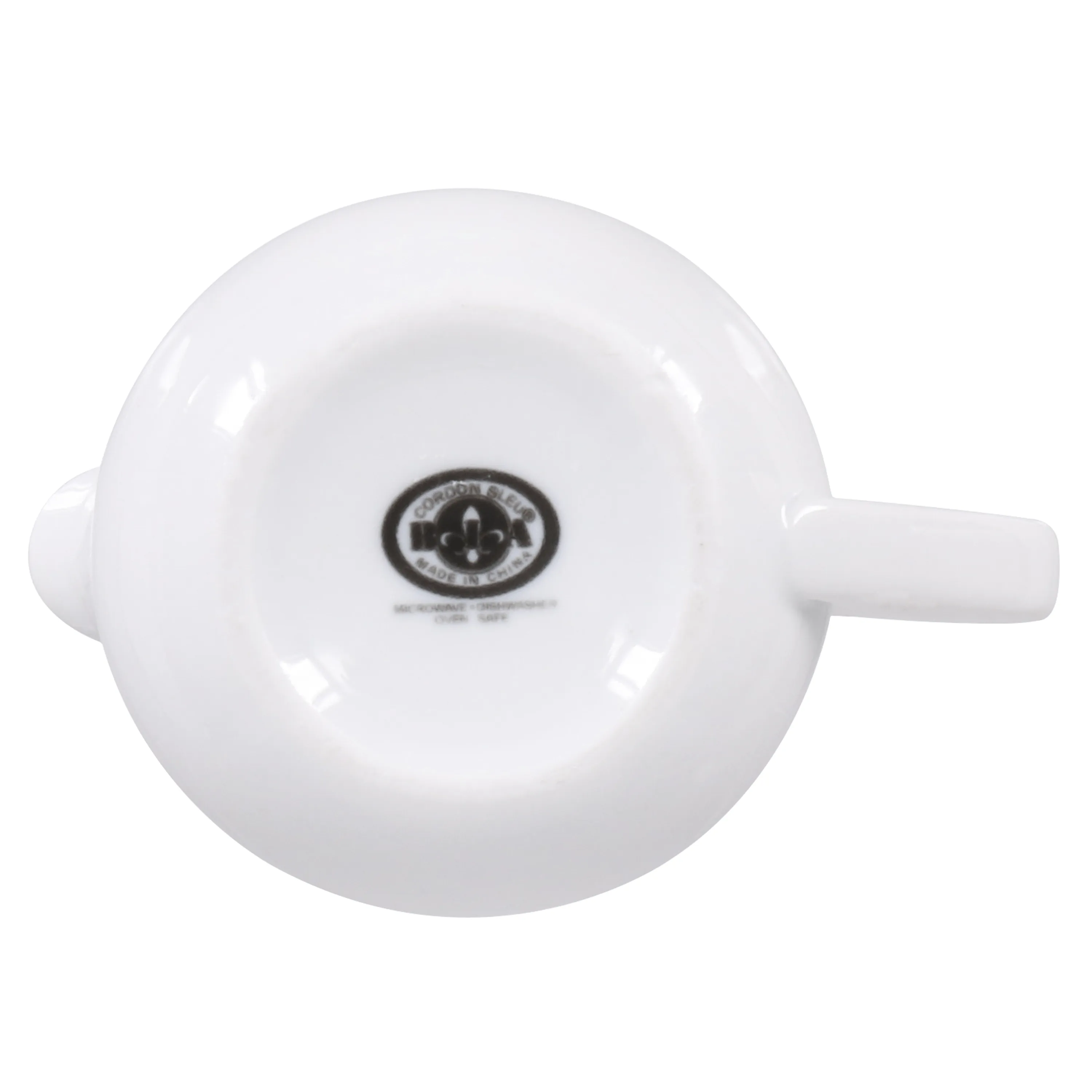 BIA White Porcelain Creamer - 8oz.
