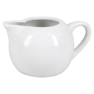BIA White Porcelain Creamer - 8oz.