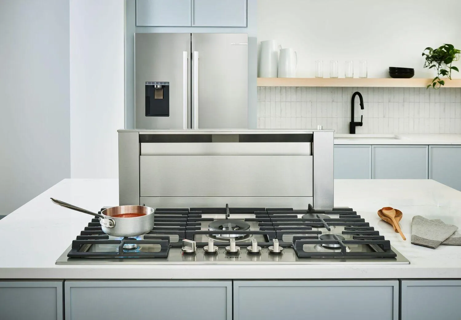 Bosch  800 Series Gas Cooktop 36'' Stainless Steel Ngm8658Uc