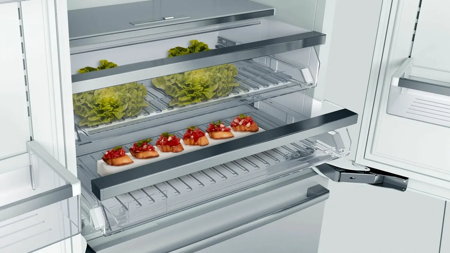 Bosch B36BT935NS Benchmark Built-In Bottom Freezer Refrigerator 36'' B36Bt935Ns