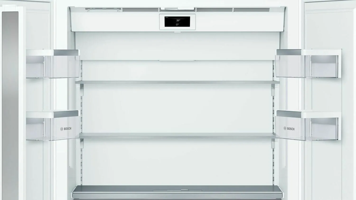 Bosch B36BT935NS Benchmark Built-In Bottom Freezer Refrigerator 36'' B36Bt935Ns