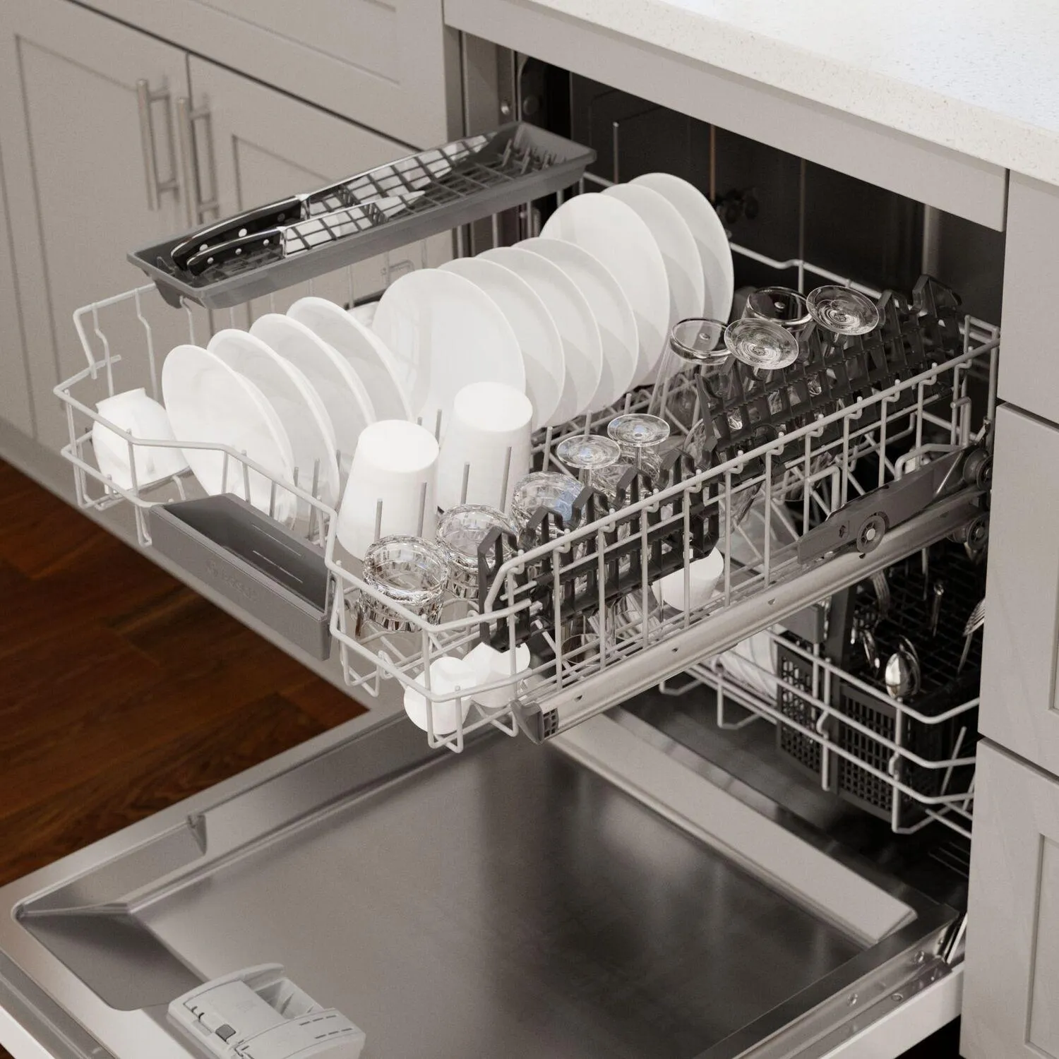 Bosch SGE53C52UC 300 Series Dishwasher 24 White