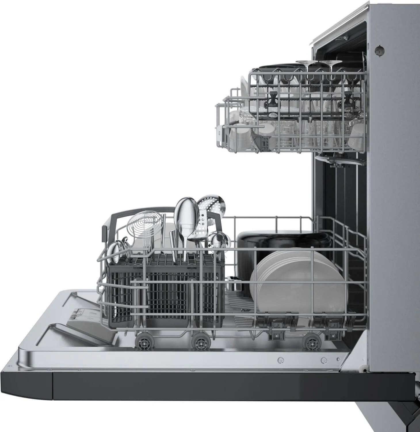 Bosch SGE53C56UC 300 Series Dishwasher 24 Black Sge53C56Uc