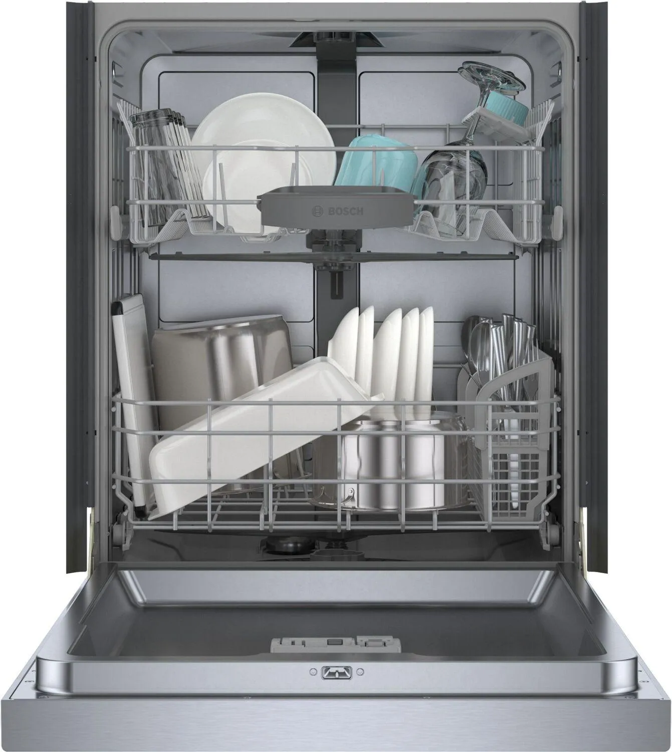 Bosch SHE4AEM5N 100 Plus Dishwasher 24 Stainless Steel