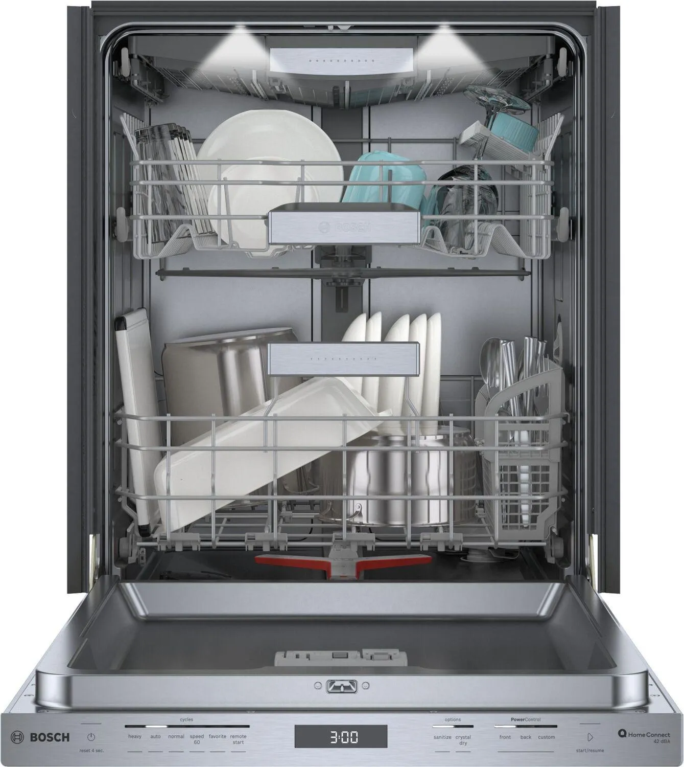 Bosch SHP9PCM5N Benchmark Dishwasher 24 Stainless Steel