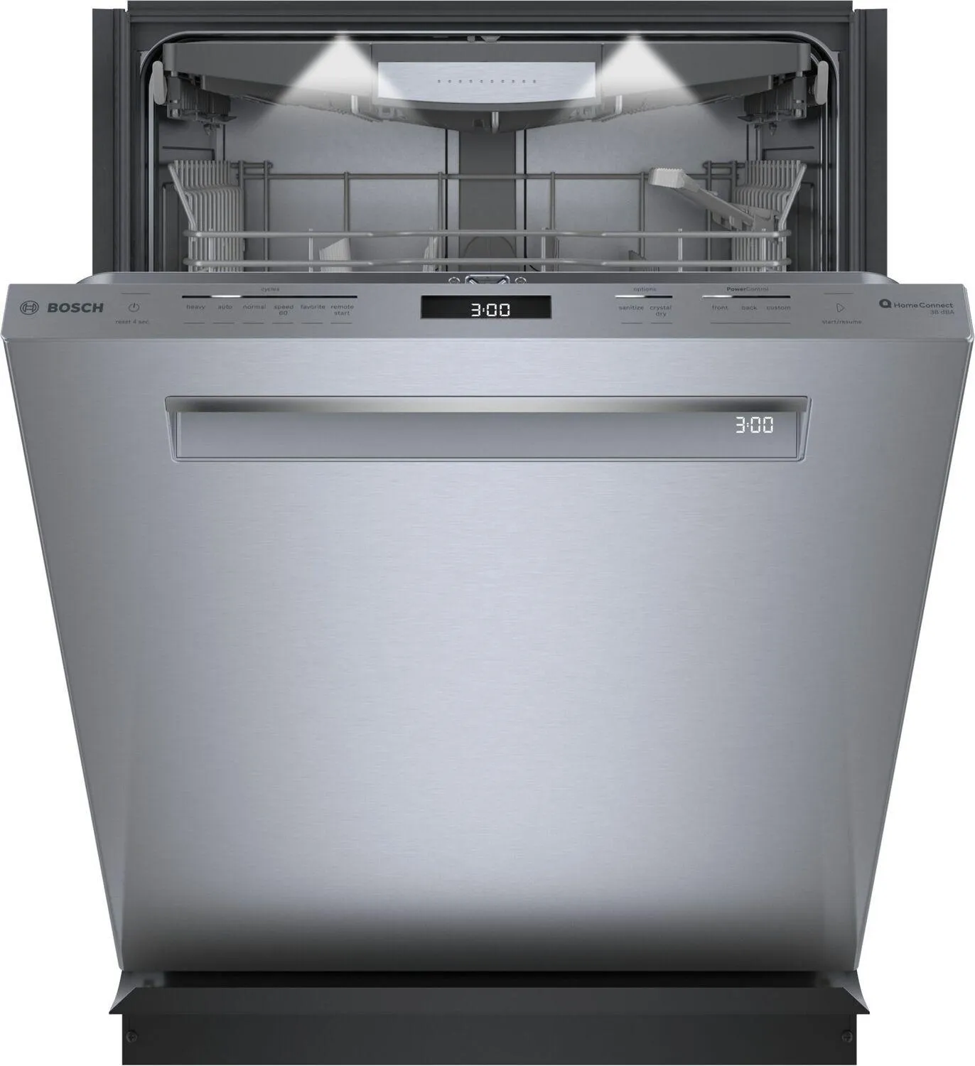 Bosch SHP9PCM5N Benchmark Dishwasher 24 Stainless Steel