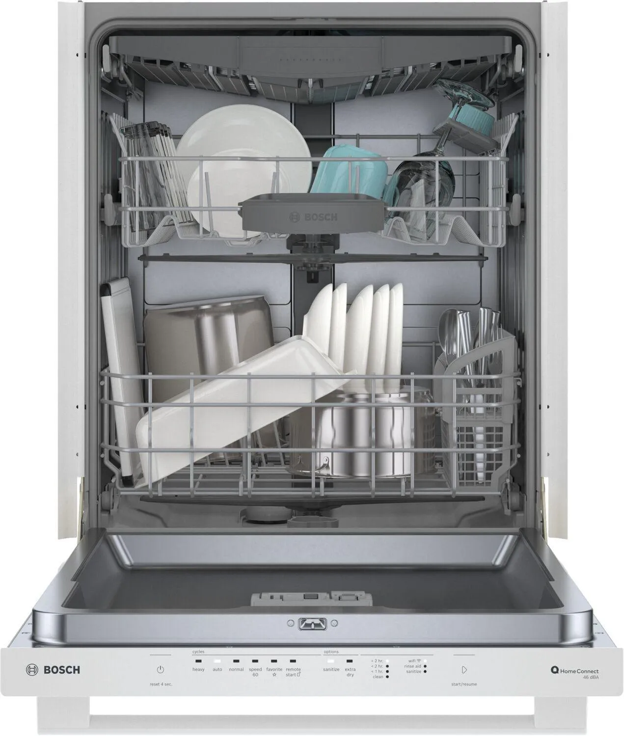 Bosch SHX5AEM2N 100 Premium Dishwasher 24 White