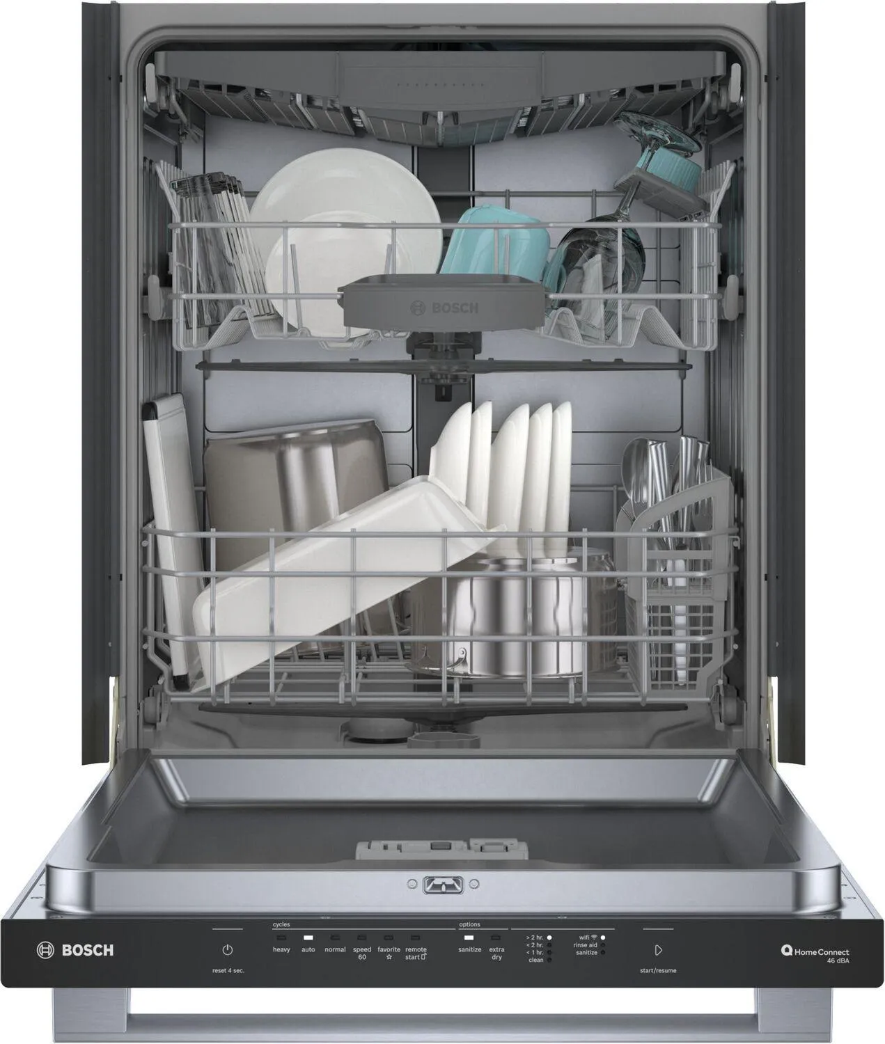 Bosch SHX5AEM5N 100 Premium Dishwasher 24 Stainless Steel