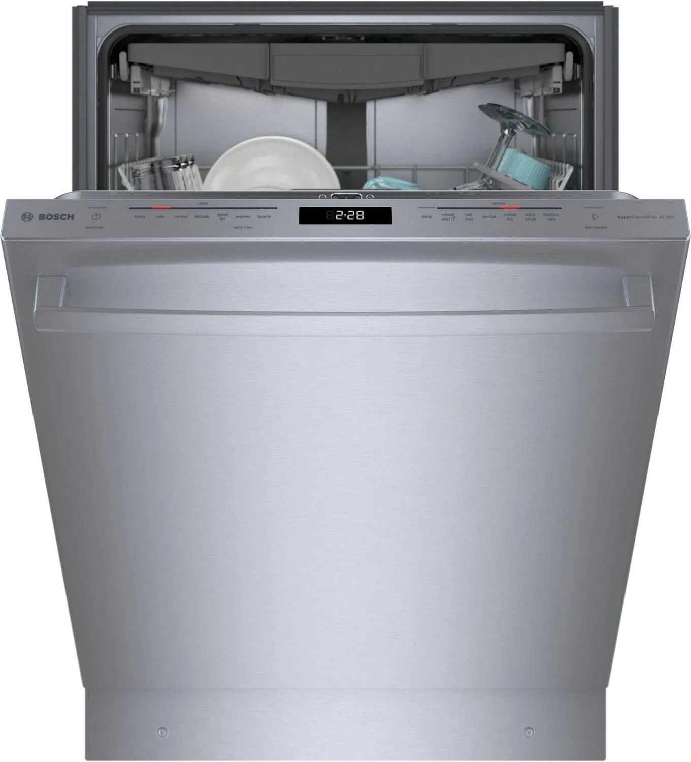Bosch SHX78B75UC 800 Series Dishwasher 24 Stainless Steel