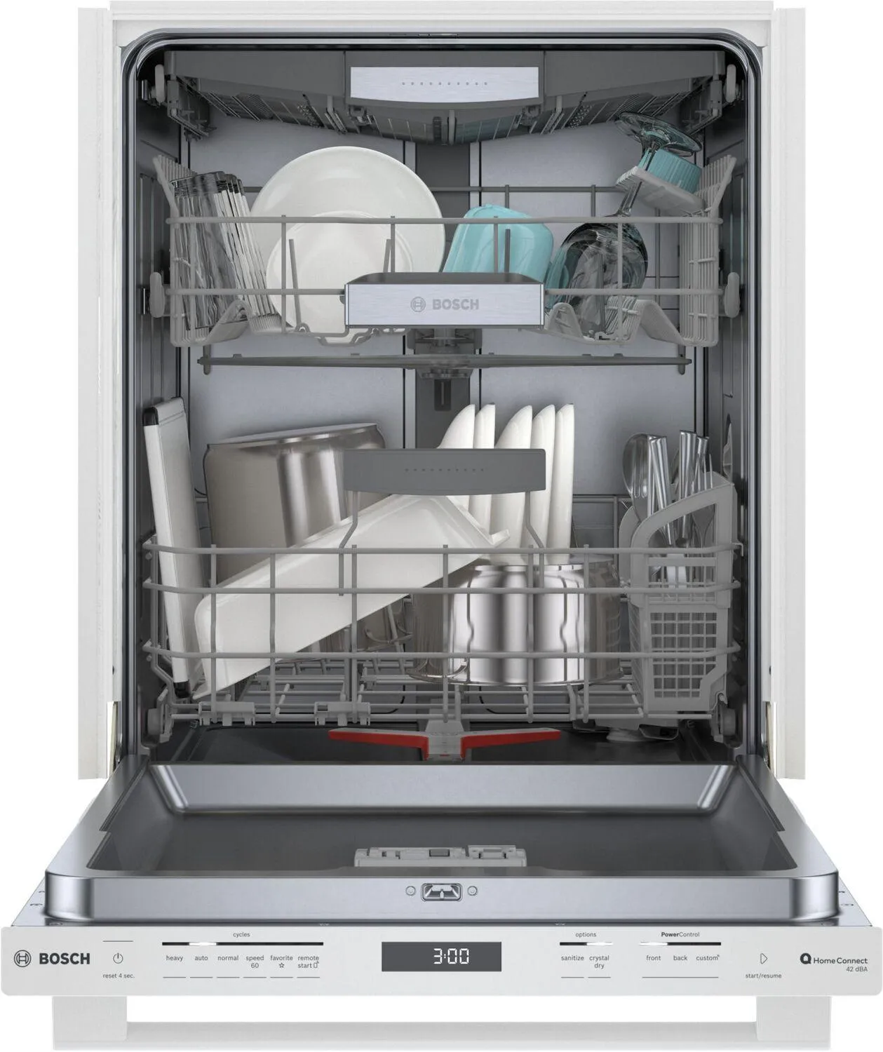 Bosch SHX78CM2N 800 Series Dishwasher 24 White