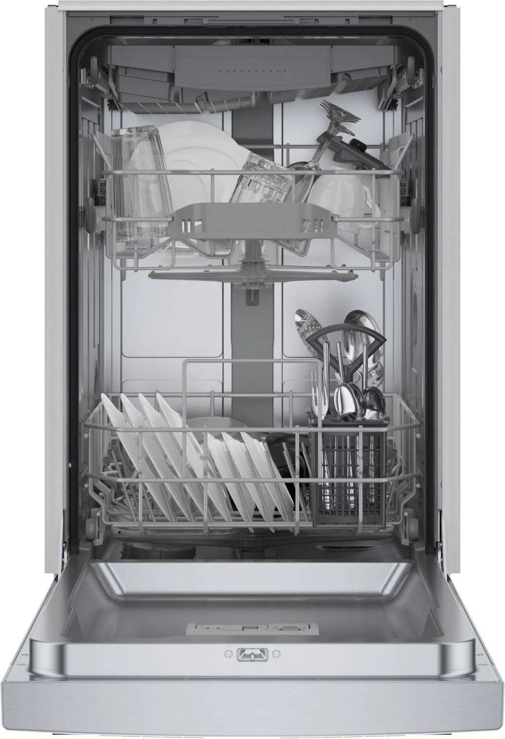 Bosch SPE53C55UC 300 Series Dishwasher 17 3/4 Stainless Steel Spe53C55Uc