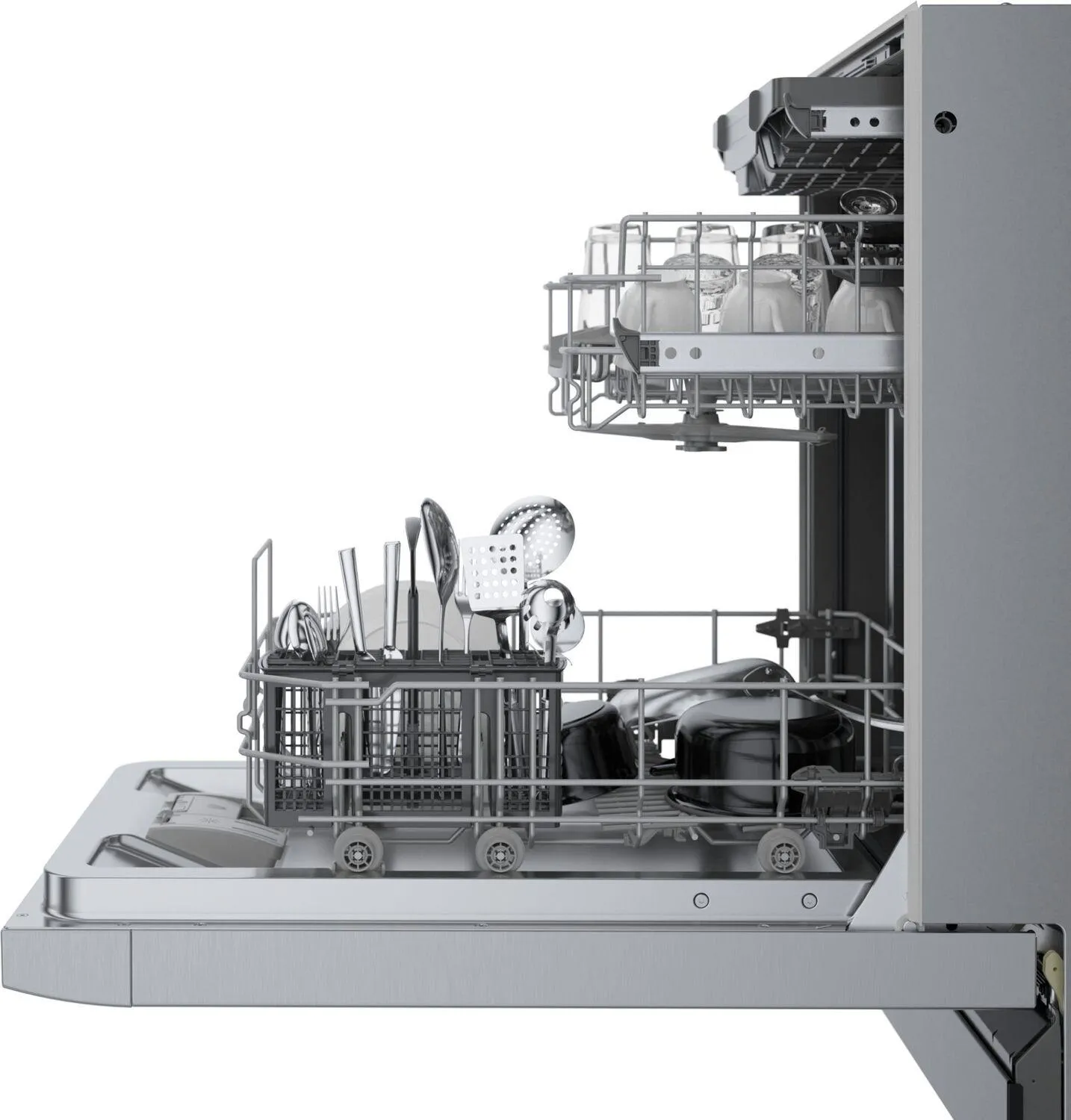 Bosch SPE53C55UC 300 Series Dishwasher 17 3/4 Stainless Steel Spe53C55Uc