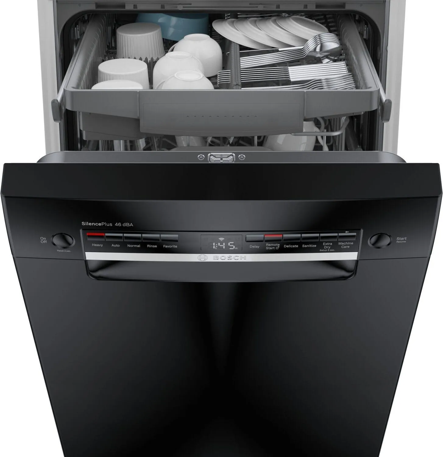 Bosch SPE53C56UC 300 Series Dishwasher 17 3/4 Black Spe53C56Uc