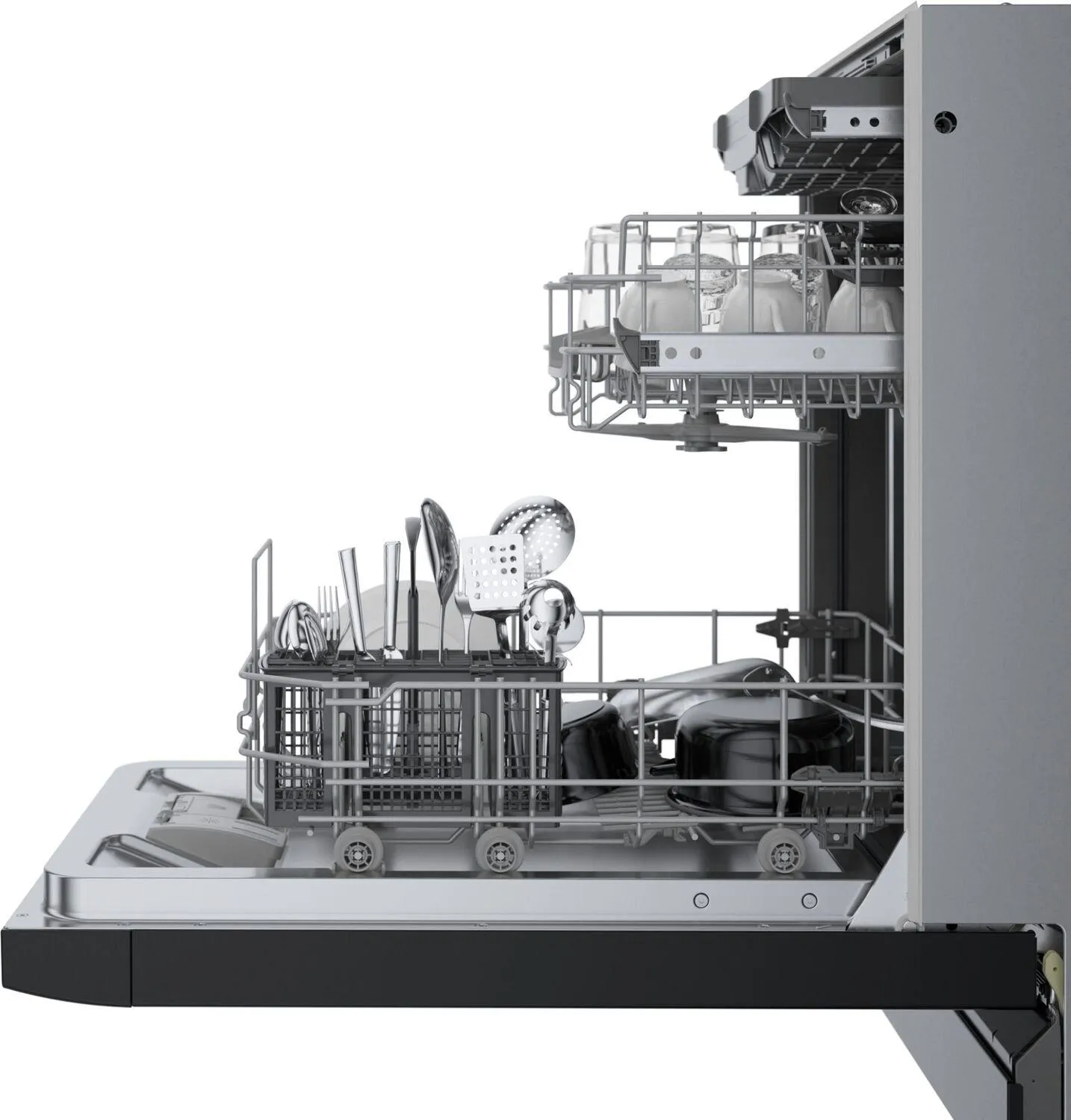 Bosch SPE53C56UC 300 Series Dishwasher 17 3/4 Black Spe53C56Uc