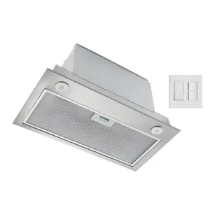 Broan PMA400SS Broan 21-Inch Custom Range Hood Power Pack. 450 Max Blower Cfm. Stainless Steel. Ada. Energy Star Certified