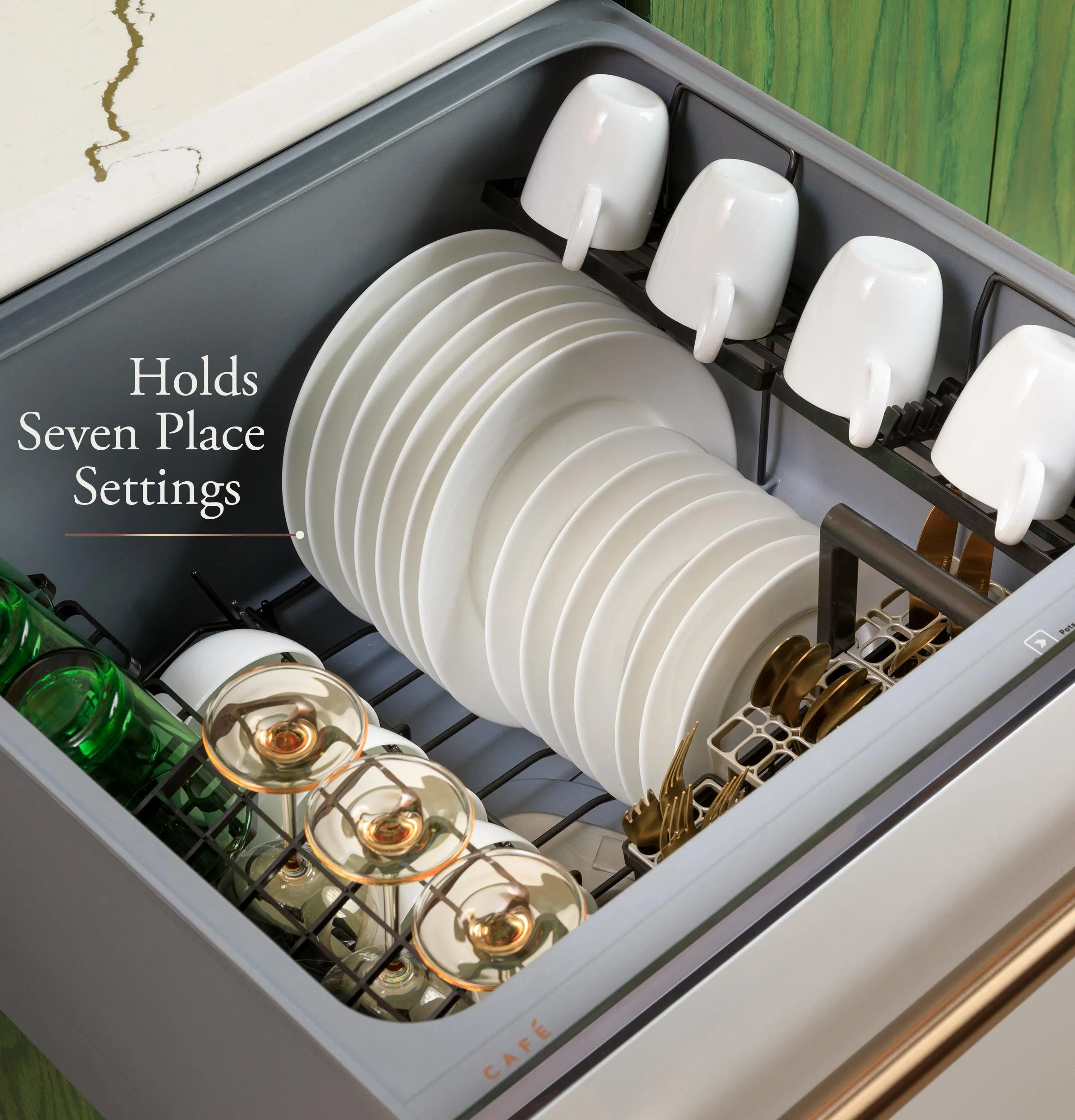 Cafe CDD220P4WW2 Caf&#8482; Energy Star Smart Single Drawer Dishwasher