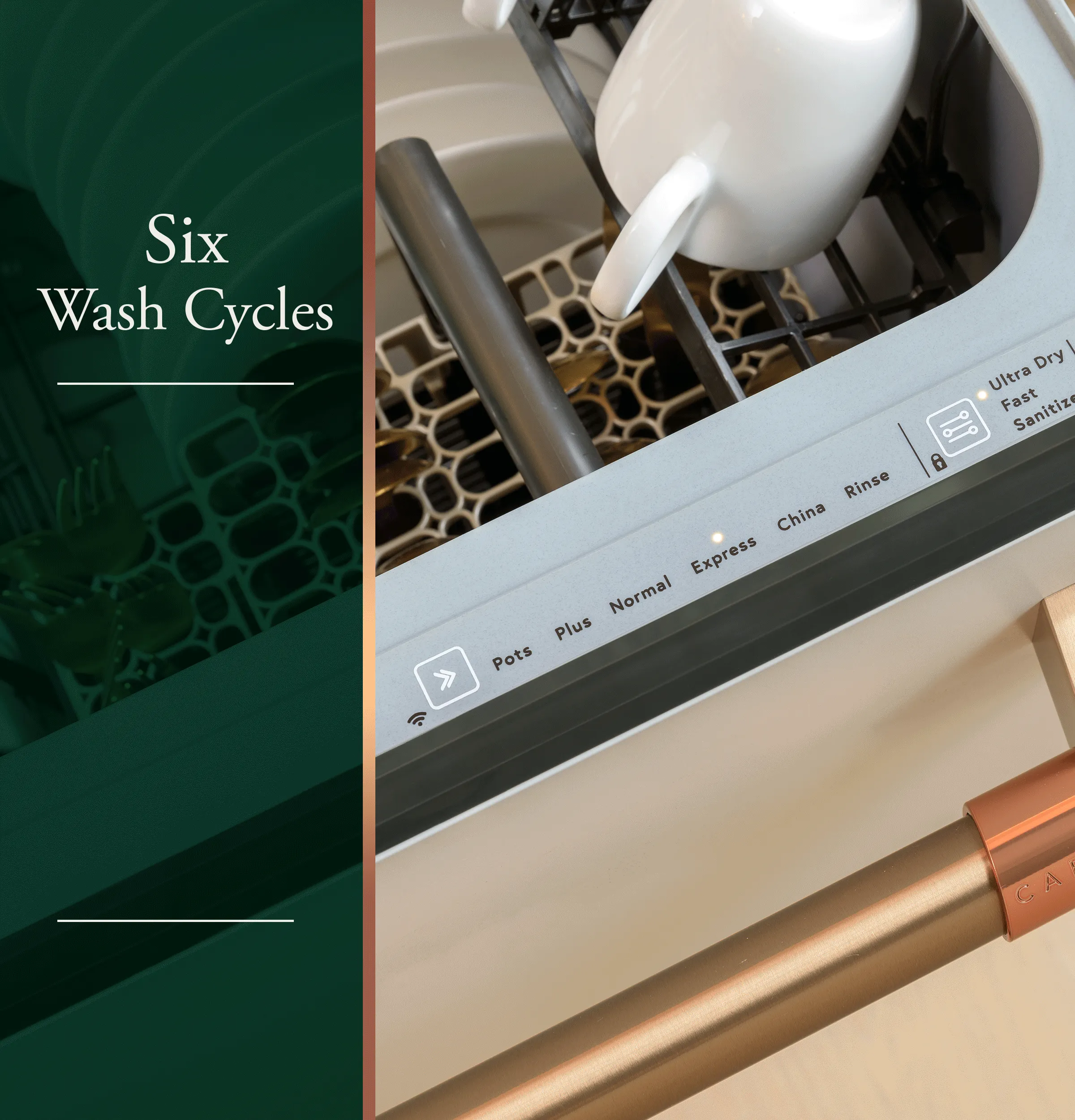 Cafe CDD220P4WW2 Caf&#8482; Energy Star Smart Single Drawer Dishwasher