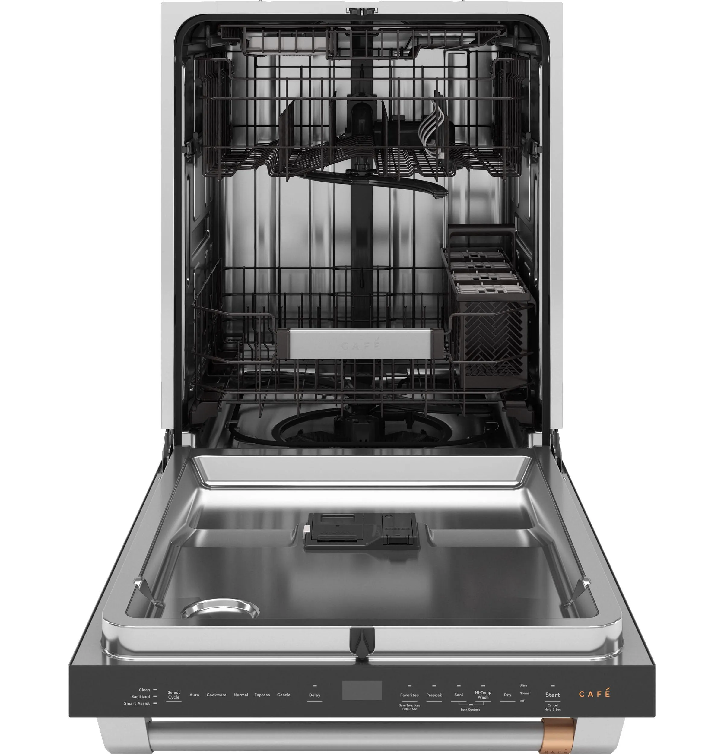 Cafe CDT828P2VS1 Caf&#8482; Customfit Energy Star Stainless Interior Smart Dishwasher With Ultra Wash & Dry. 42 Dba