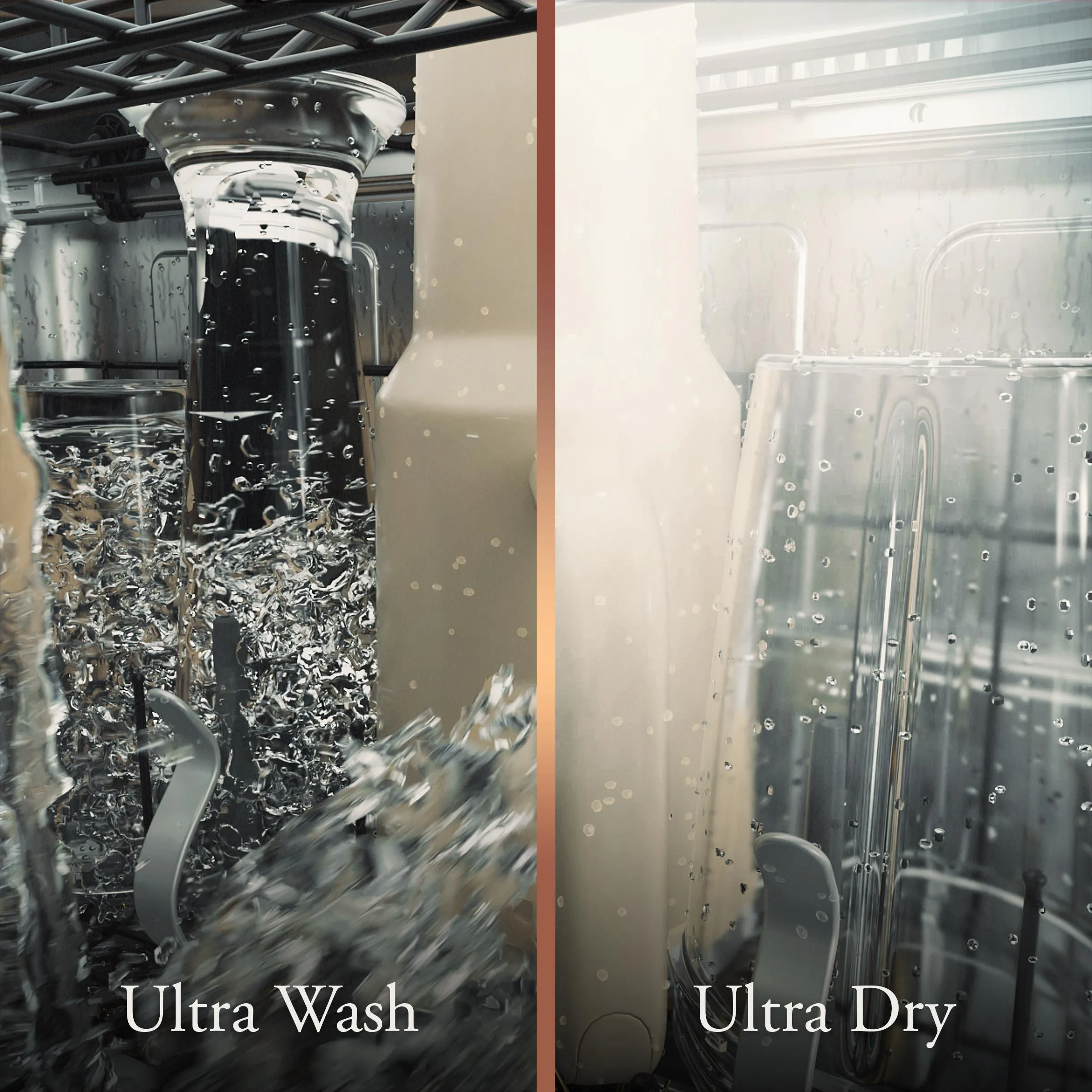 Cafe CDT828P2VS1 Caf&#8482; Customfit Energy Star Stainless Interior Smart Dishwasher With Ultra Wash & Dry. 42 Dba