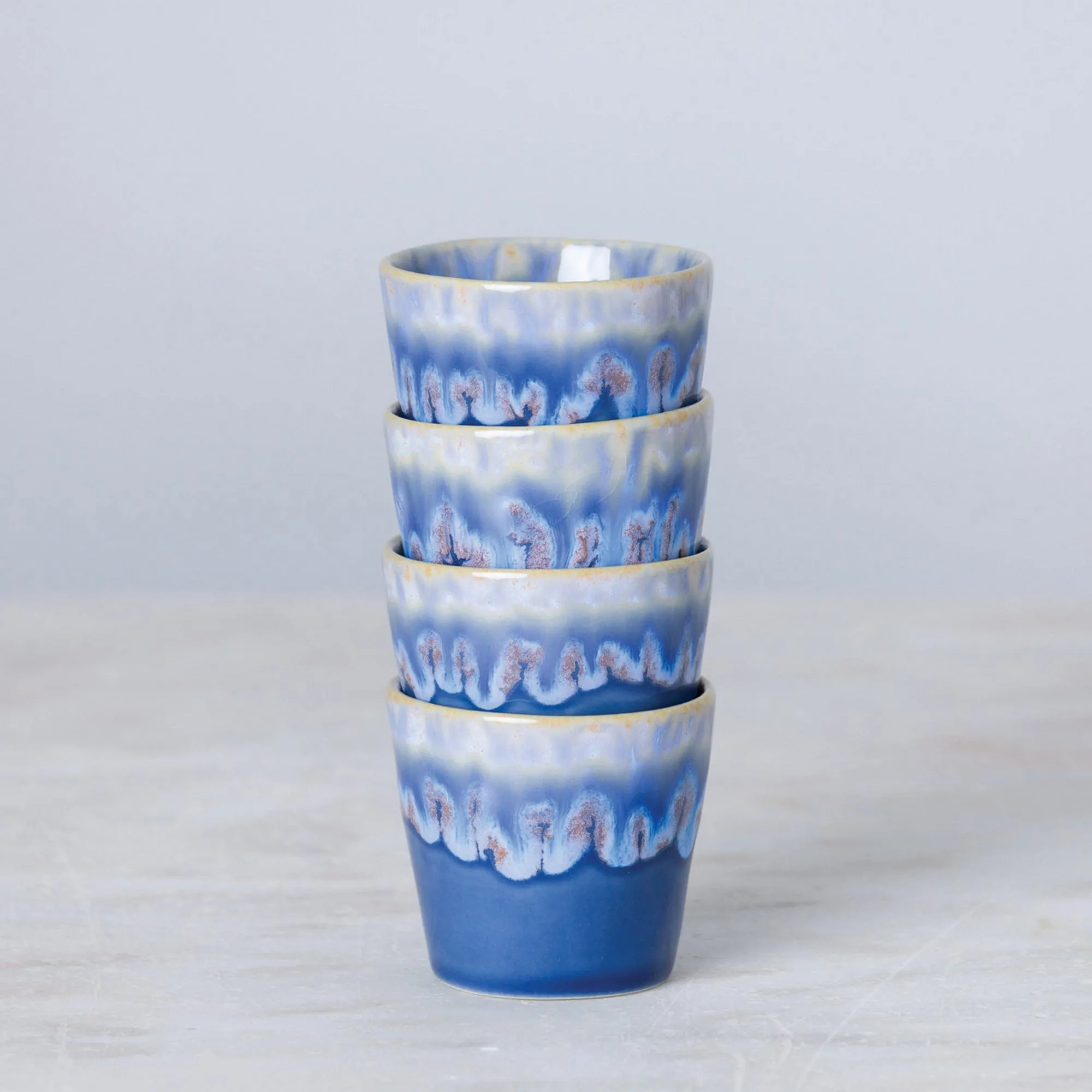Casafina Grepresso Handmade Fine Stoneware Lungo Cup - Denim
