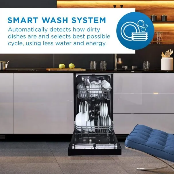 Danby DDW1804EB Danby 18 Black Built In Dishwasher