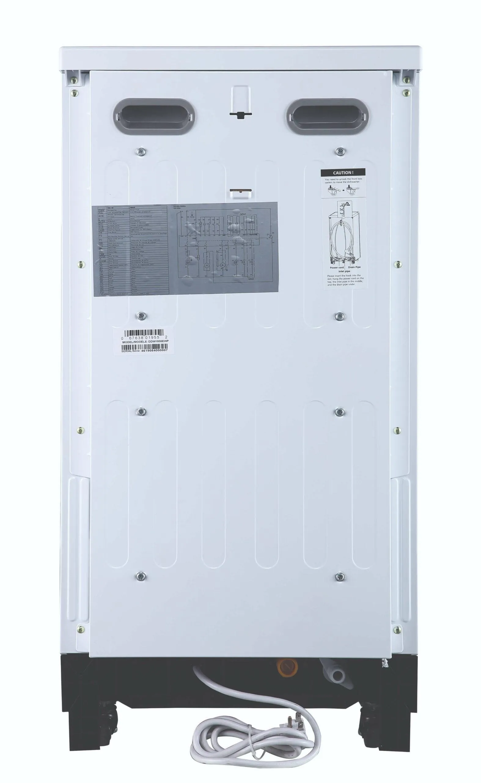 Danby DDW1805EWP Danby 18 Portable Dishwasher
