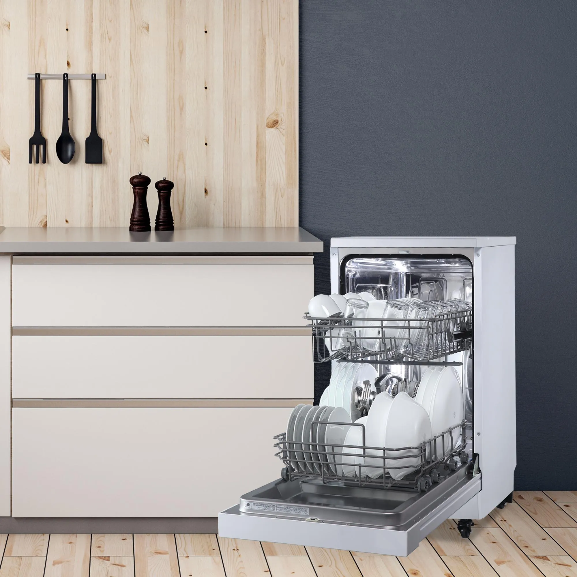 Danby DDW1805EWP Danby 18 Portable Dishwasher