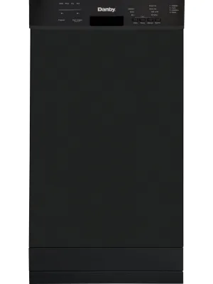 Danby DDW18D1EB Danby 18 Built-In Dishwasher With Front Controls (Black)