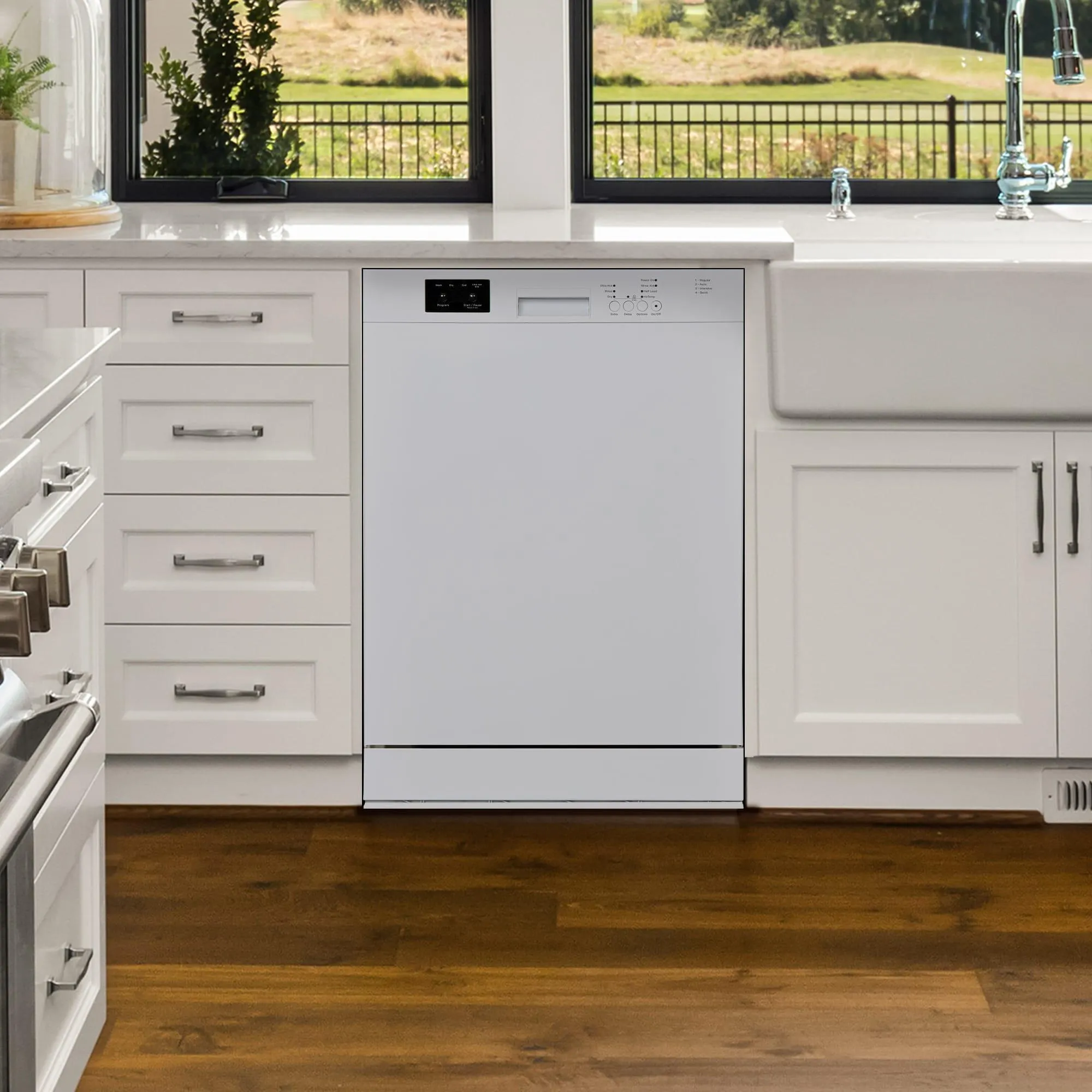 Danby DDW2400EW Danby 24 Wide Built-In Dishwasher In White