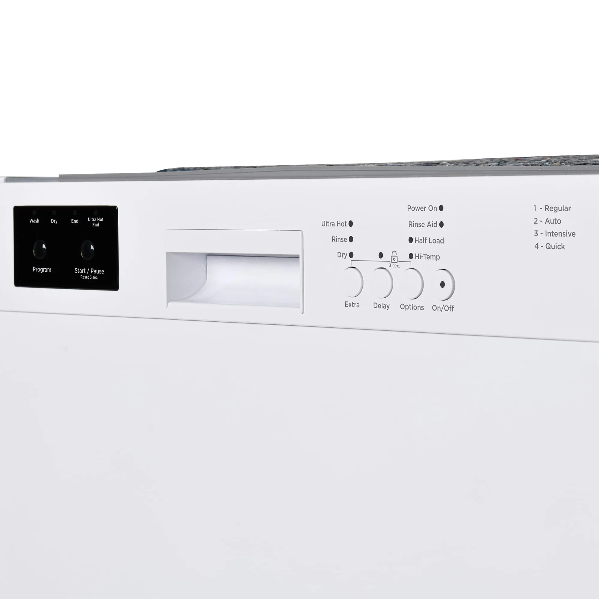 Danby DDW2400EW Danby 24 Wide Built-In Dishwasher In White