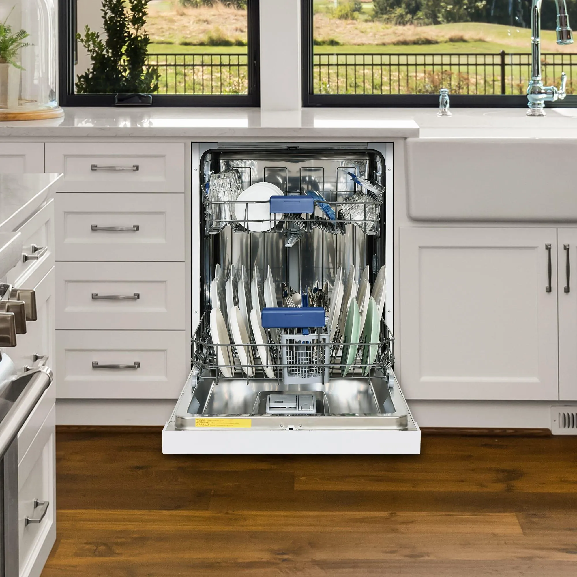 Danby DDW2400EW Danby 24 Wide Built-In Dishwasher In White