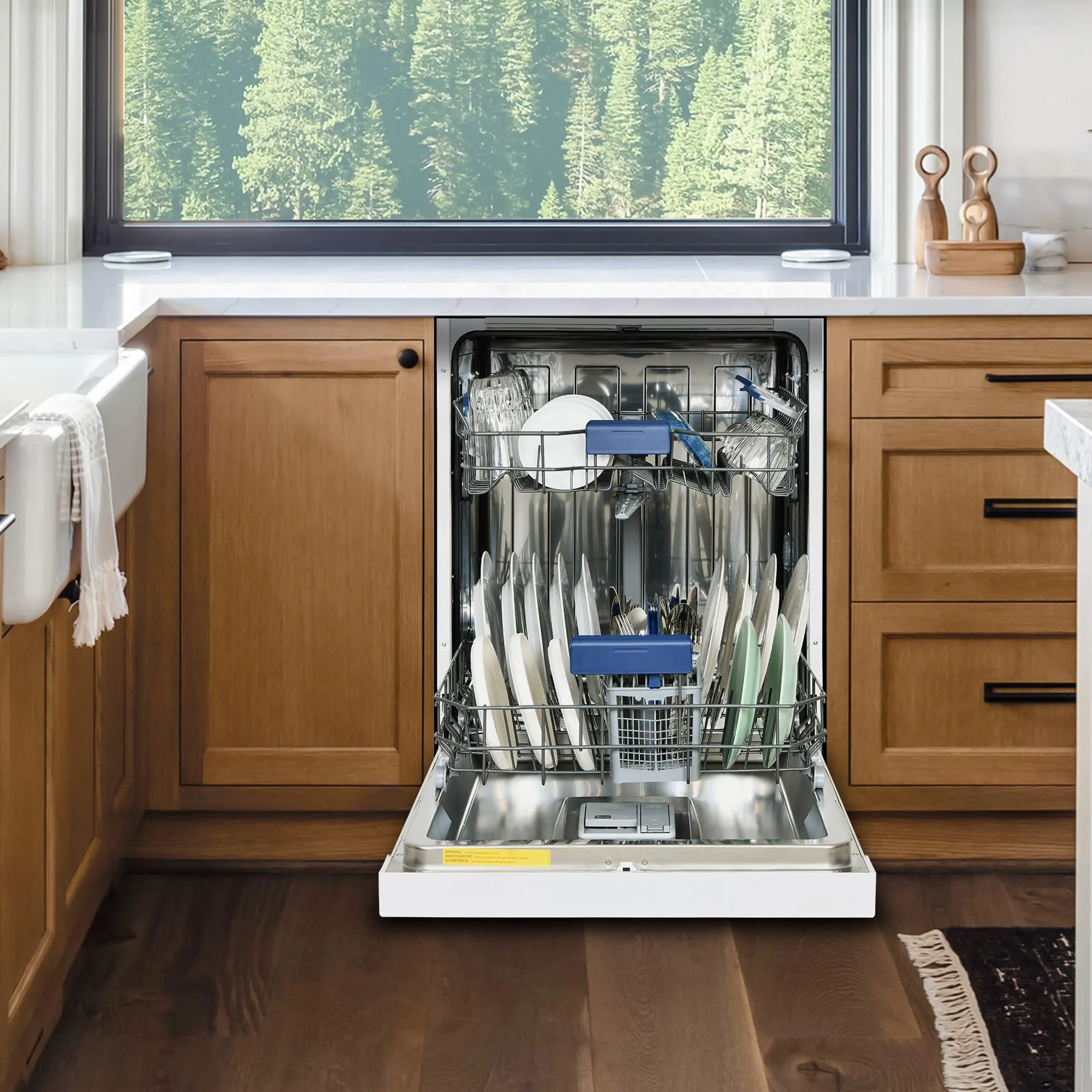 Danby DDW2400EW Danby 24 Wide Built-In Dishwasher In White