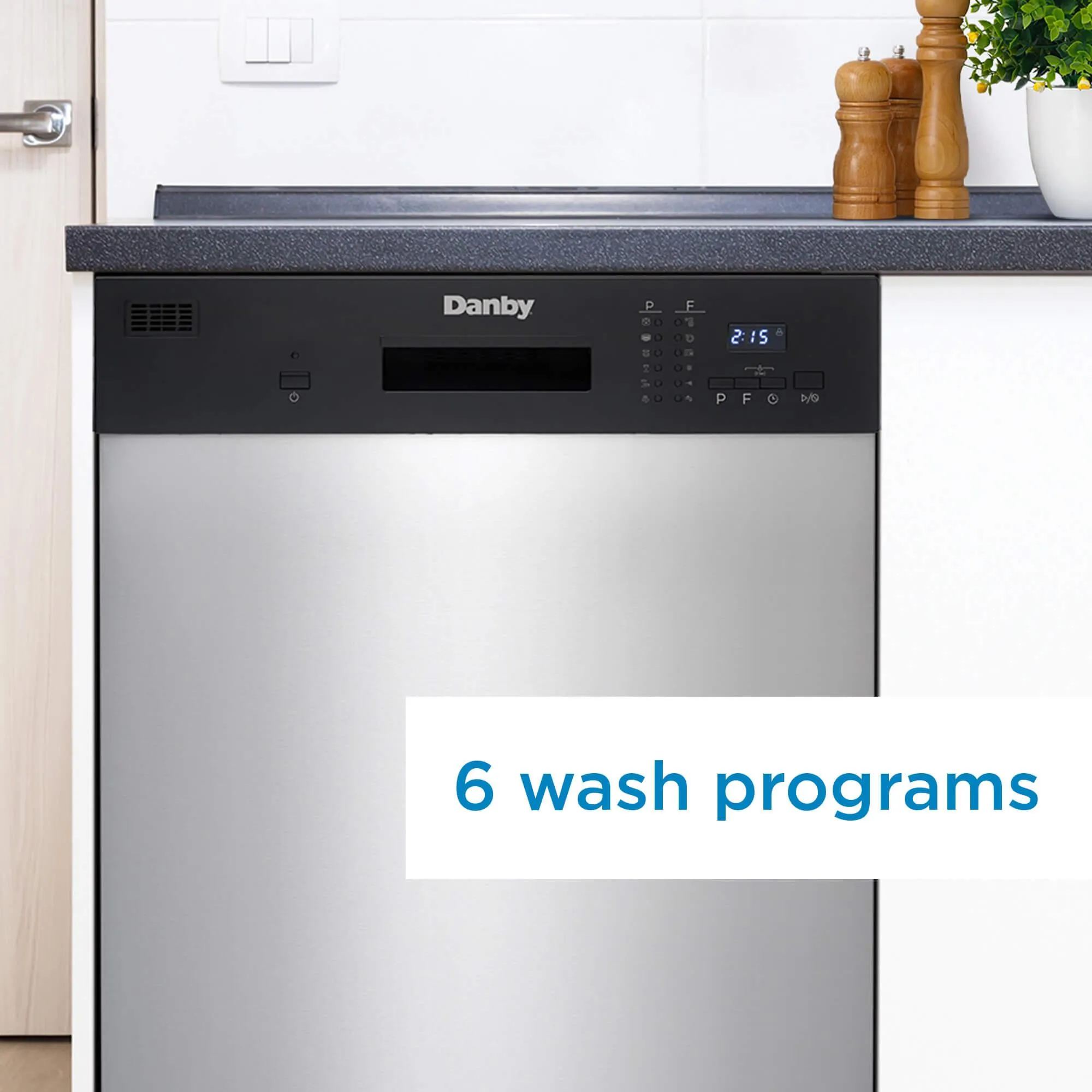 Danby DDW2404EBSS Danby 24 Stainless Full Size Dishwasher