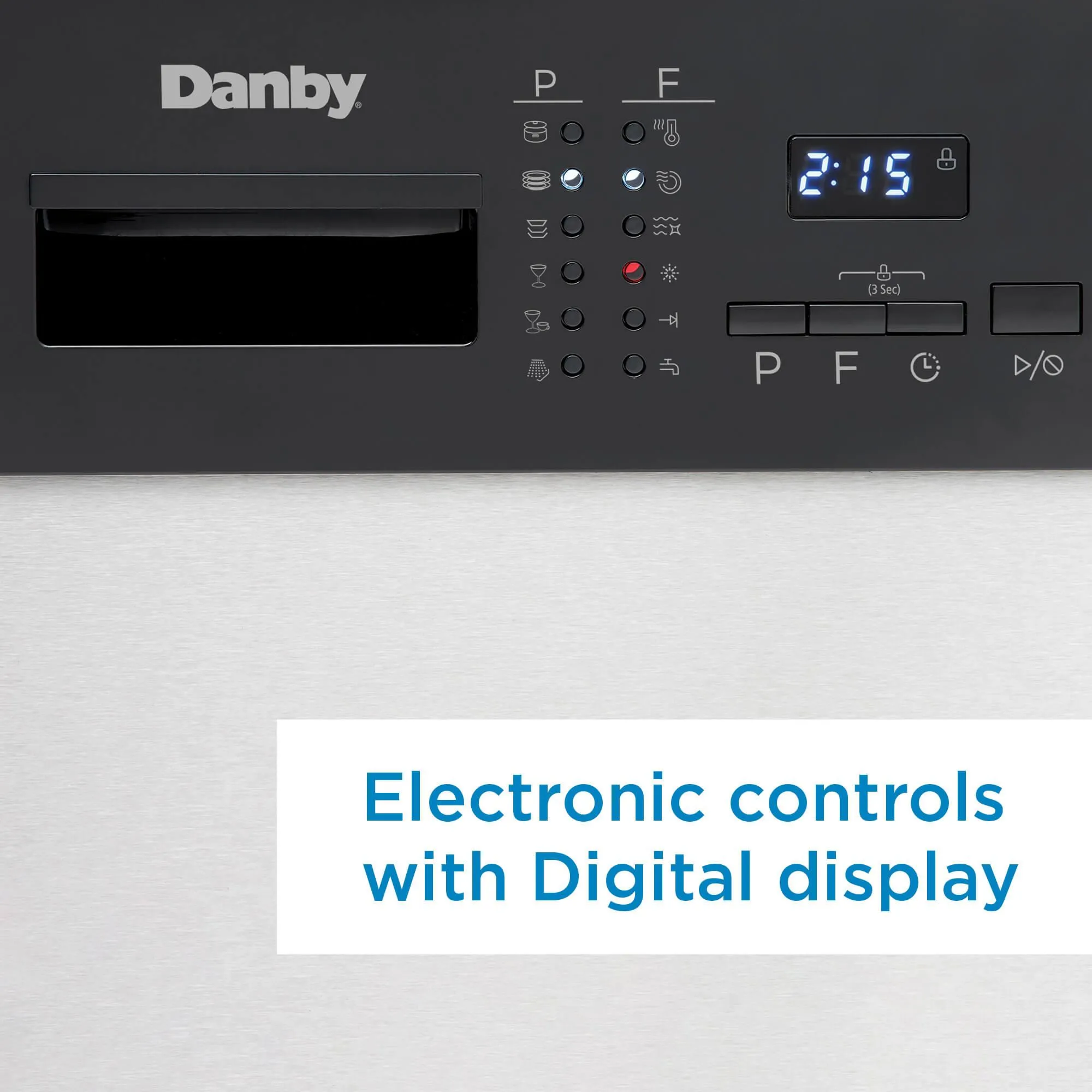 Danby DDW2404EBSS Danby 24 Stainless Full Size Dishwasher