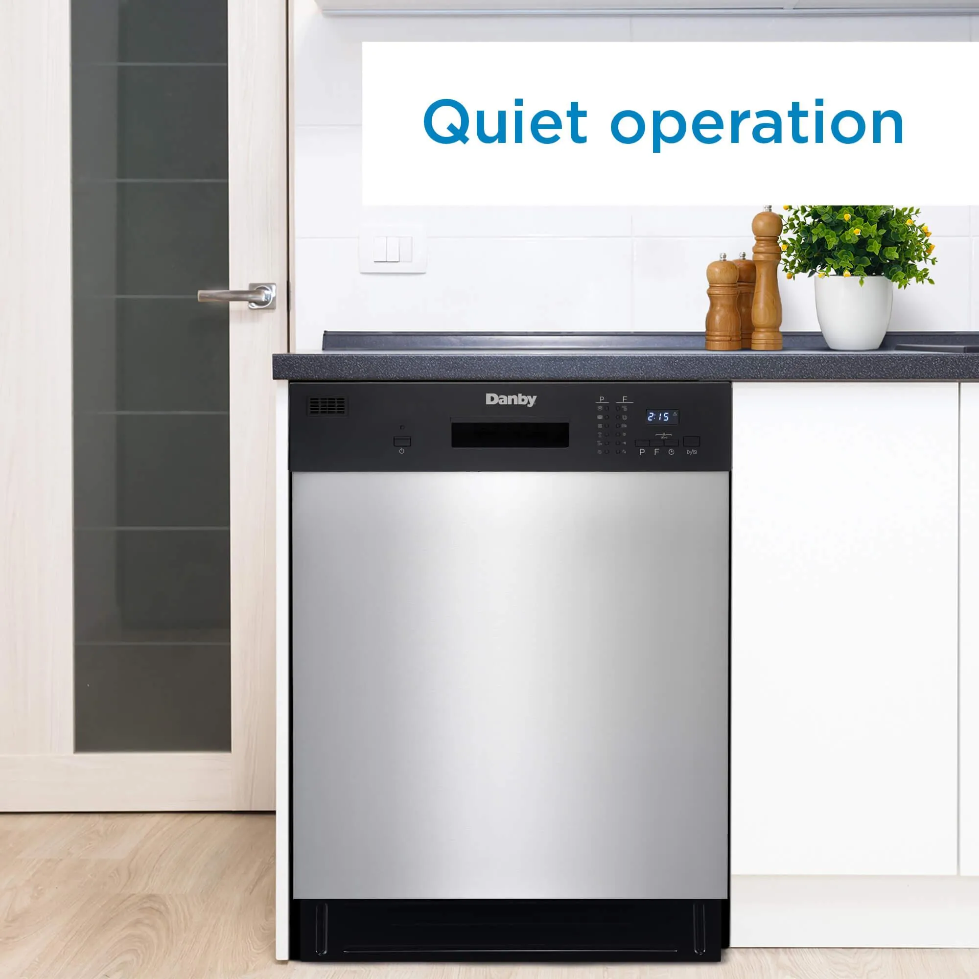Danby DDW2404EBSS Danby 24 Stainless Full Size Dishwasher
