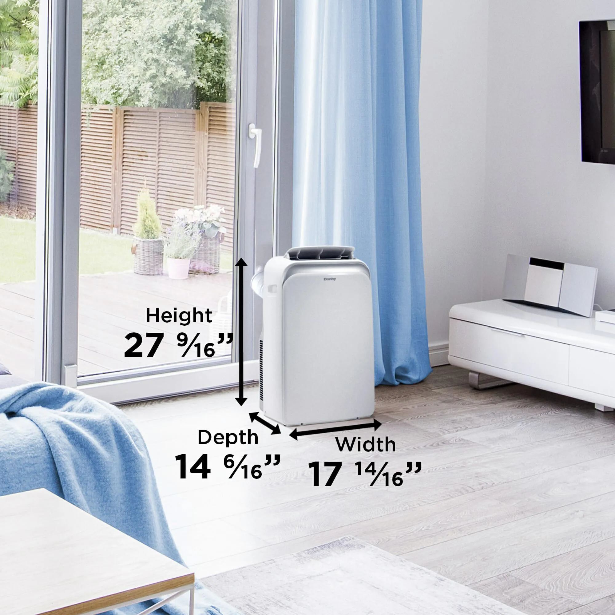 Danby DPA080B1WDB6 Danby 12.000 Btu (8.000 Sacc) Portable Ac
